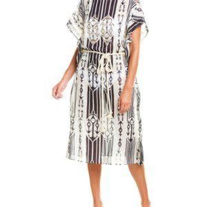 TORY BURCH RARE Voile Boat Neck Cover Up Small